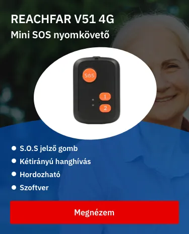 REACHFAR V51-B 4g lte hordozható sos gps nyomkövető